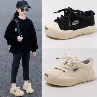 Children's board shoes 2024 spring and autumn new girls boys small and medium-sized children's soft soles all-match non-slip sneaker leisure