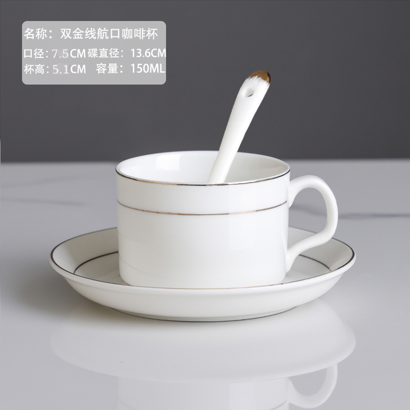 Taza de café de cerámica europea pequeña taza de té de cerámica de lujo Phnom Penh hotel taza de café americana no puede café