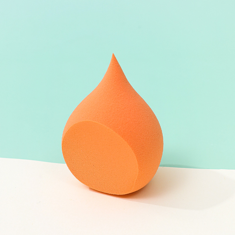 Personalización de gota transfronteriza huevo de maquillaje polvo suave no látex cortar un cuchillo de forma especial esponja huevo herramienta de maquillaje