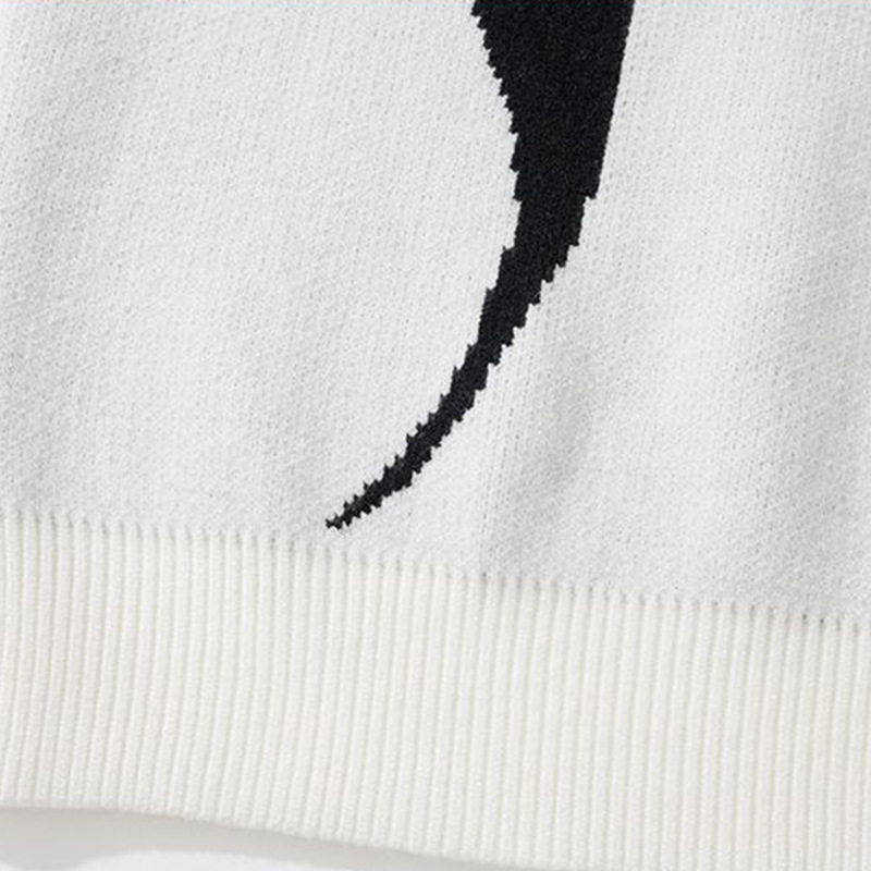 Pullover für Damen im temperamentvollen Pendlerstil, neuer Stil im Herbst-Winter 2024, lockerer und vielseitiger Rundhalsstrick_voghion.com