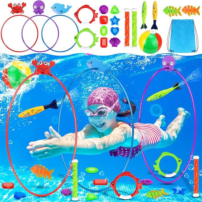 children's toy play in water