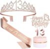 Birthday Digital Crown Shoulder River Crown Suppleration Birthday Gift Accessories Foreign Trade Supply Party Dance