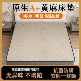 天然S型精细黄麻床垫家庭用0胶婴儿护脊黄麻榈乳胶mm榻榻米