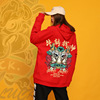 new year Year of the Ox clothes Year of fate gules Women's wear Confidante Sweater Guochao Chinese New Year team Happy New Year Adult