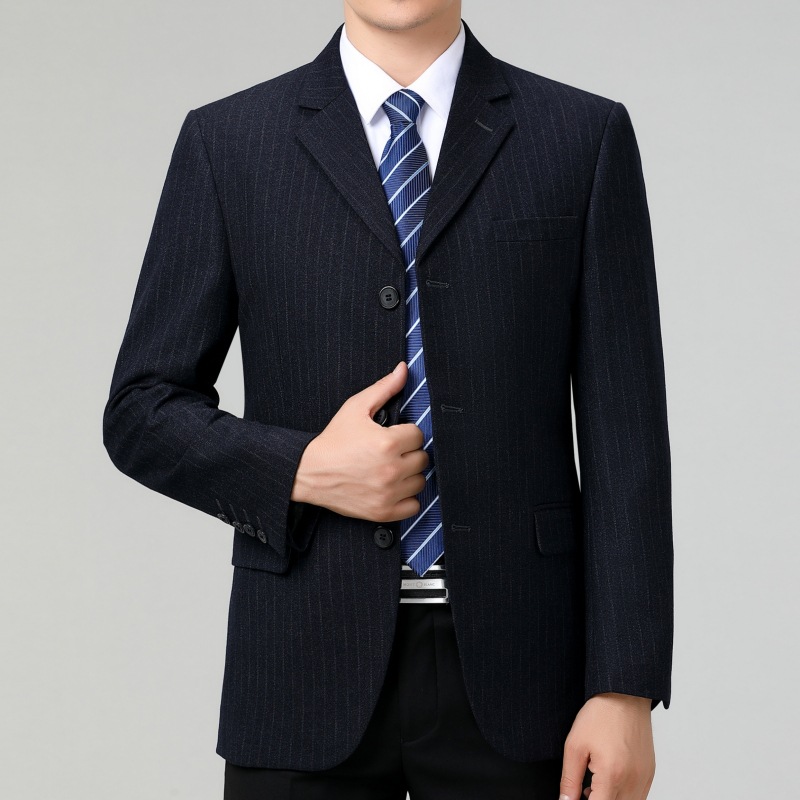 2305 진한 파란색 세 개의 버튼