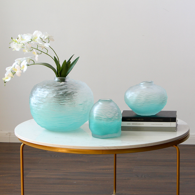 Modern matte glass decorations for hotel for living room