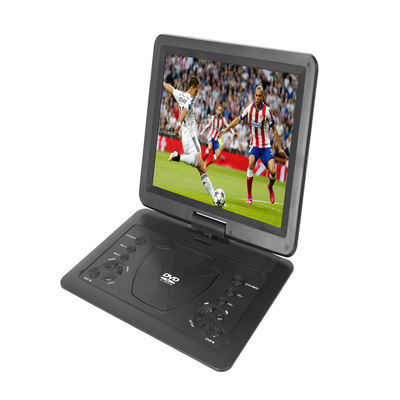 跨境英文14寸大屏移動便攜式DVD播放器CD Portable DVD player