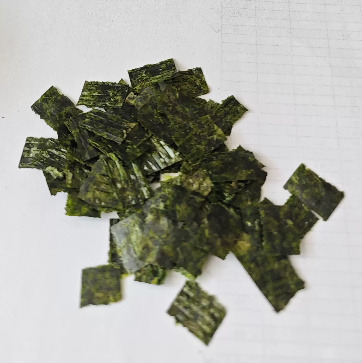 海苔方片小尺寸可定制化加工肉松海苔伴侣烘焙原料 海苔碎调味品