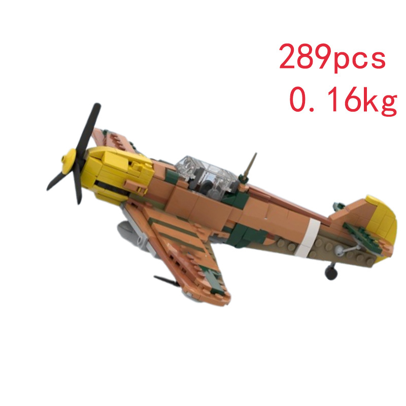 Cross-border Hot-selling In-stock MOC-155754 Small Particle Building Block Toy Airplane Educational Model Ornament_voghion.com