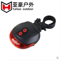 自行車燈激光尾燈投影平行線警示燈尾燈山地車單車戶外騎行裝備