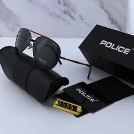 跨境专供太阳镜 带标有LOGO钓鱼眼镜户外偏光增晰太阳眼镜男8585