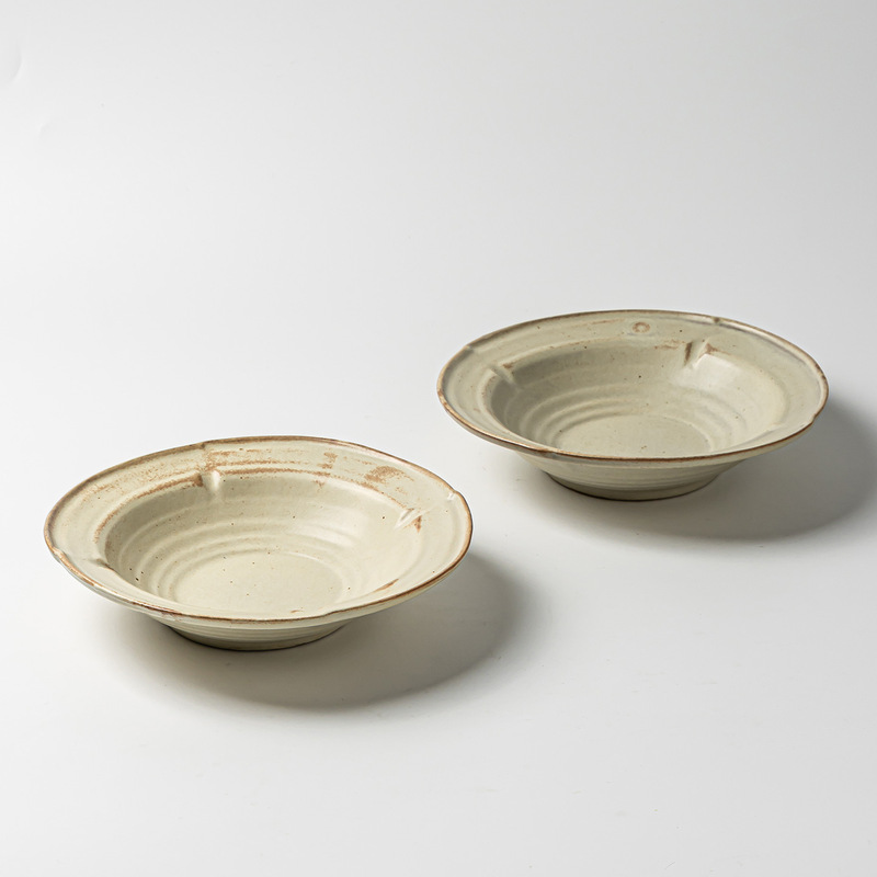 Rustic Ceramic Straw Hat Bowl, Vintage Style Household Ceramic Bowl, Beautiful Tableware, Western-Style Pasta Bowl, Creative Salad Bowl, Wholesale
