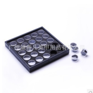 Suministros de uñas al por mayor caja de joyería de uñas caja de diamante pequeño taladro de uñas caja de joyería 50 rejilla caja de diamante 25 rejilla caja de diamante