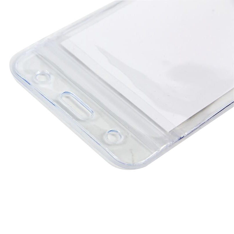 Deli 5758/5759 Tarjeta de Identificación PVC permiso de trabajo Tarjeta de trabajo conjunto Horizontal Vertical titular de la tarjeta