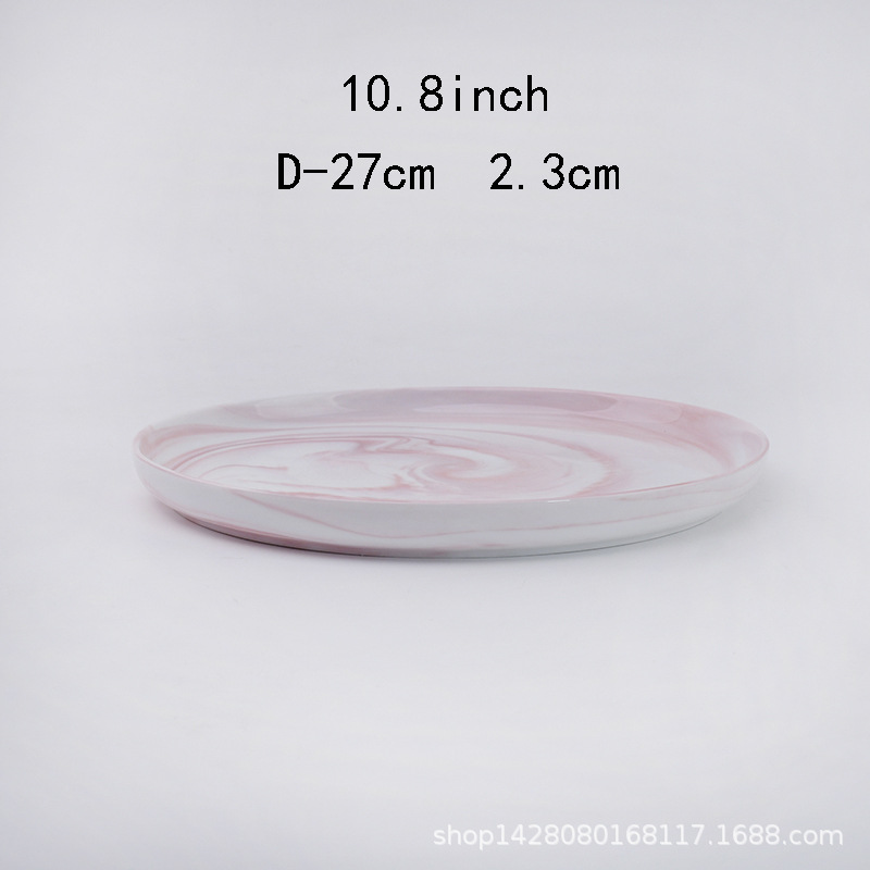 10.8 platos de cerámica de mármol platos de restaurantes platos de hierba platos de filete caseros platos de hotel platos de comida occidental