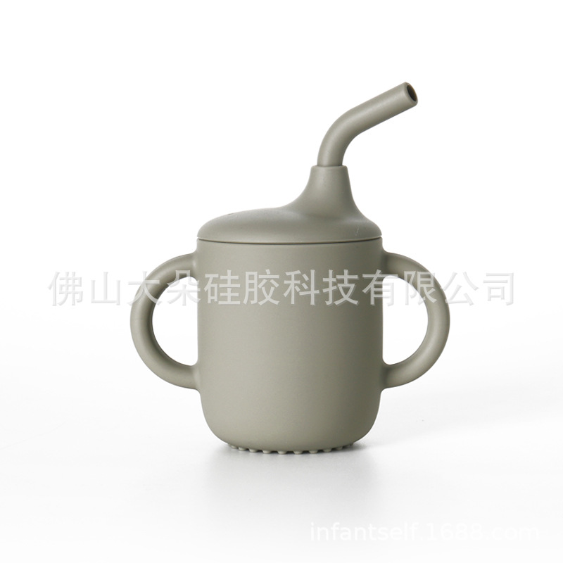 Precio bajo de la fábrica libre combinación de silicona bebé placa niños suplemento alimenticio tazón cuchara taza de agua babero traje