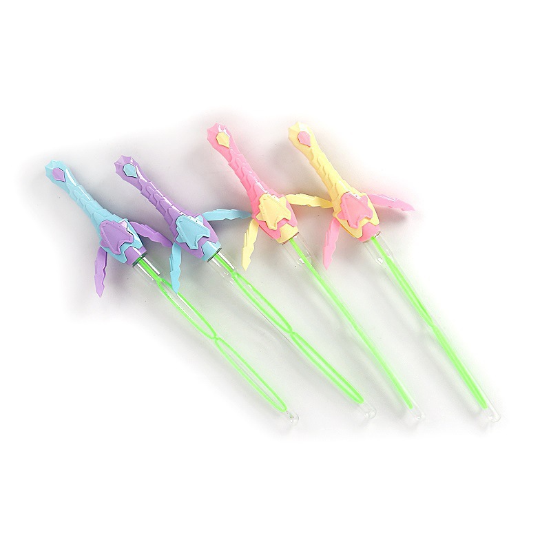 Palo de agua de burbujas para niños 2024 nuevo gran destello con dibujos animados caracol espada de burbujas juguetes calientes