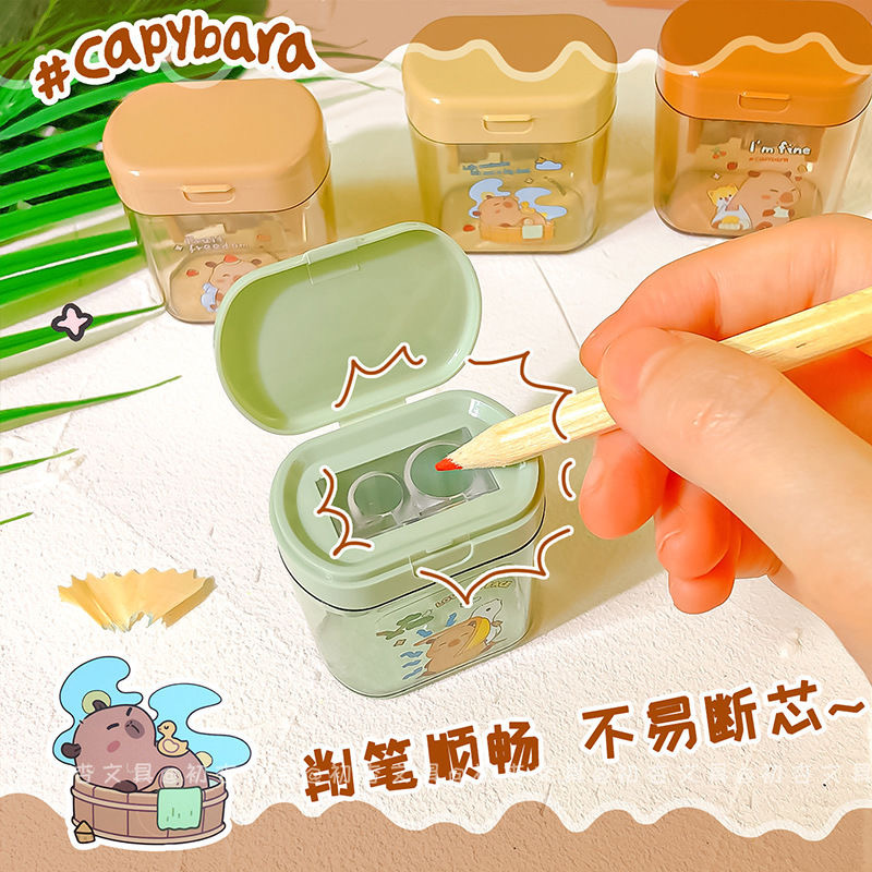 Universal children's sharpener for pencils for early age