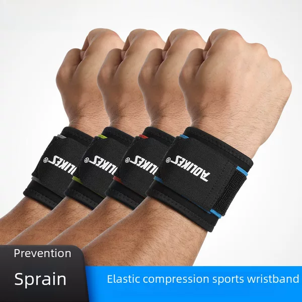 Sports Wristbands, Wrapped and Pressurized, Adjustable Cycling and Running Wristbands for Men and Women, Weightlifting Horizontal Bar Supplies