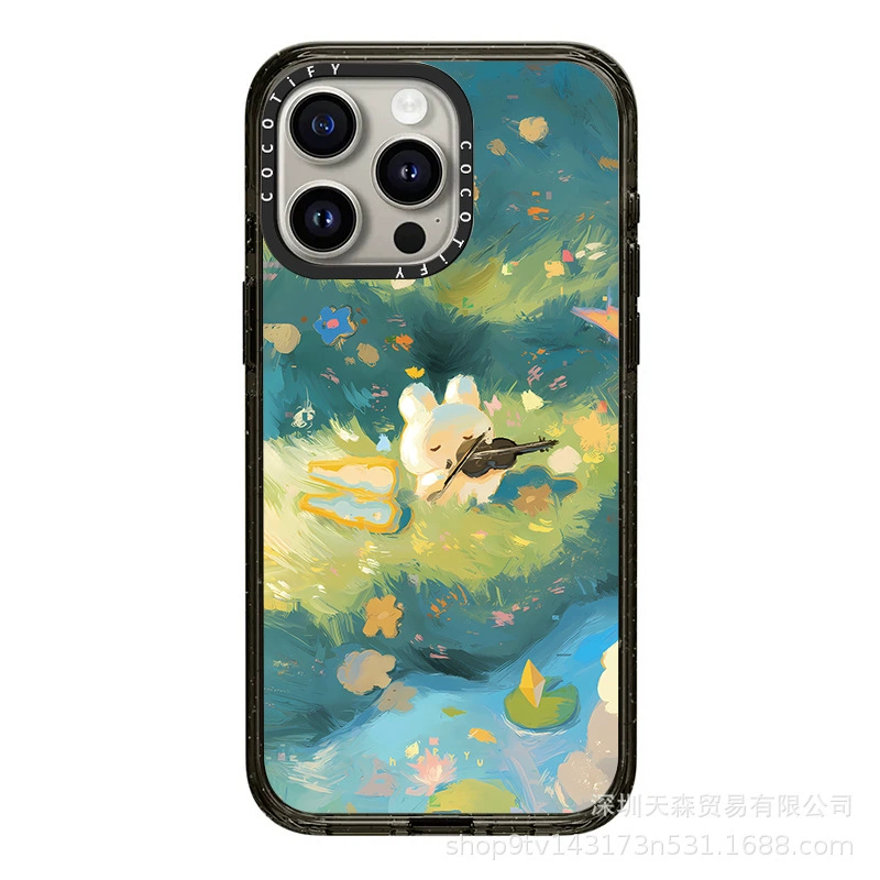 Чехол CASE Apple, ретро совместимый с iPhone16 Pro, iPhone 15, защитный чехол, цветочный принт, iphone, 15promax, 13