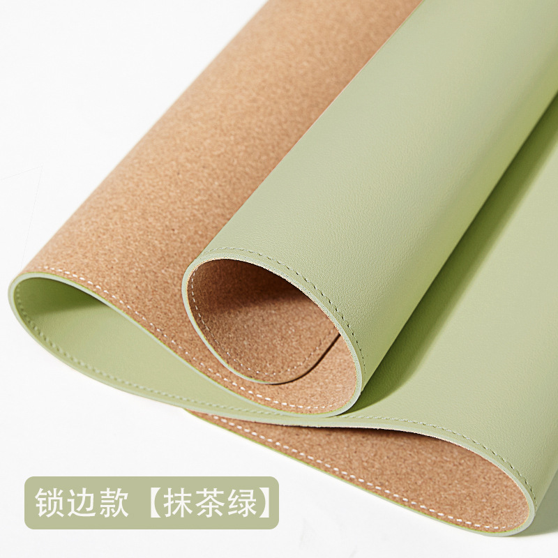 말차 녹색 + 코르크 (잠금 가장자리)