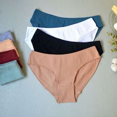 跨境无痕纯棉内裤女夏薄款欧码underwear女式三角内裤女大码低腰