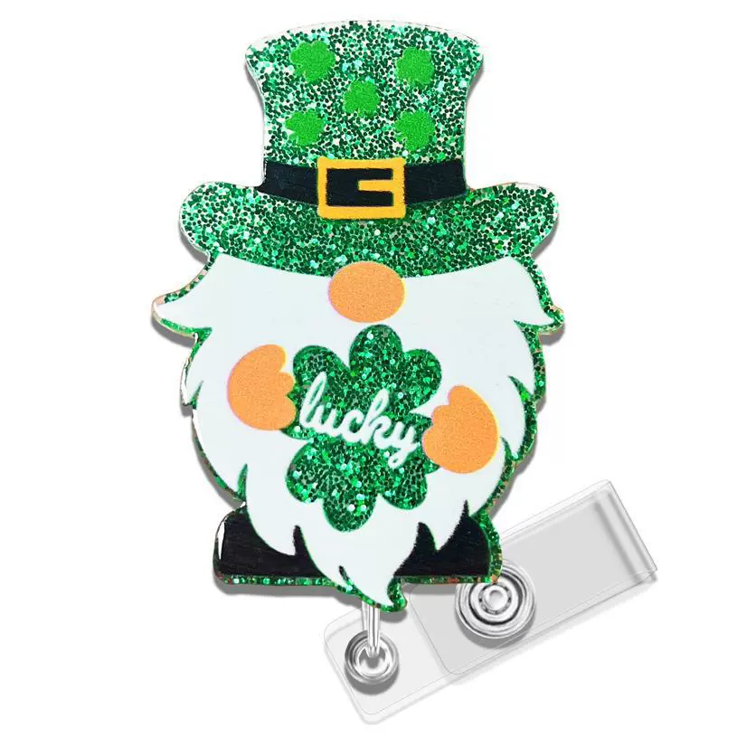 Acrylic telescopic adjustable badge, rabbit