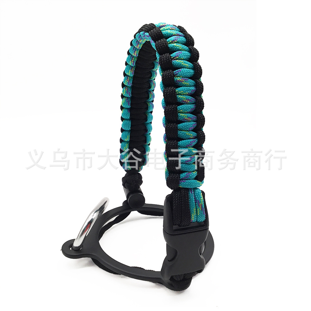 Amazon hidro frasco espacio olla llevar cuerda boca ancha taza de agua cuerda trenzada hervidor llevar cuerda portátil