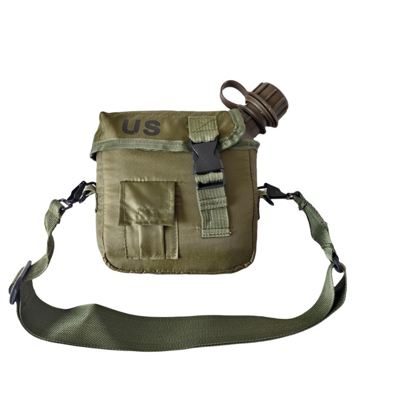 1.75L al aire libre camping tático de montaña EE.UU. cuadrado de gran capacidad de hombro camuflaje portátil campamento camp