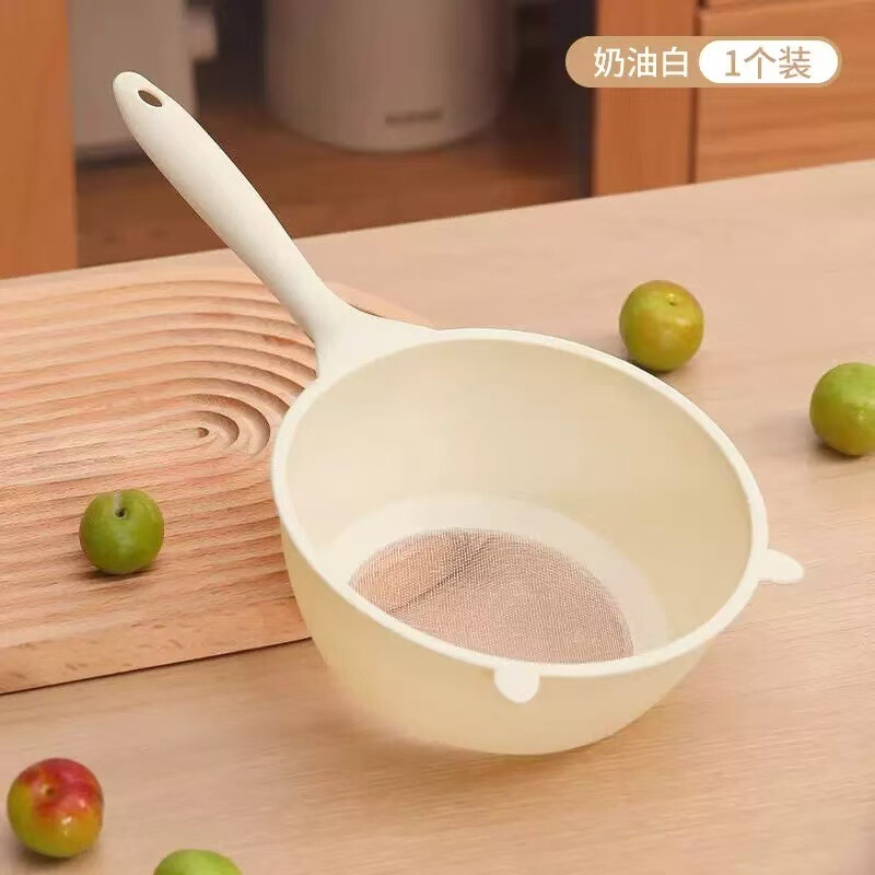 小熊多功能过滤勺家用过滤网超细隔渣豆浆淘米水果过滤勺淘米神器|undefined