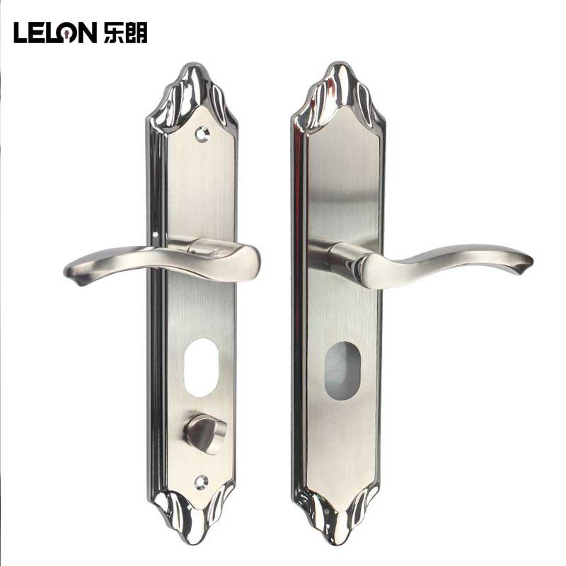 Cerradura de puerta antirrobo europea conjunto de cerradura de puerta doméstica general 304 cerradura de puerta de acero inoxidable cerradura mecánica de madera