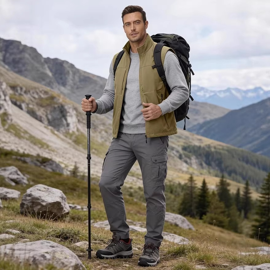 Quick dry travel vest, jacket sleevless for hiking 4