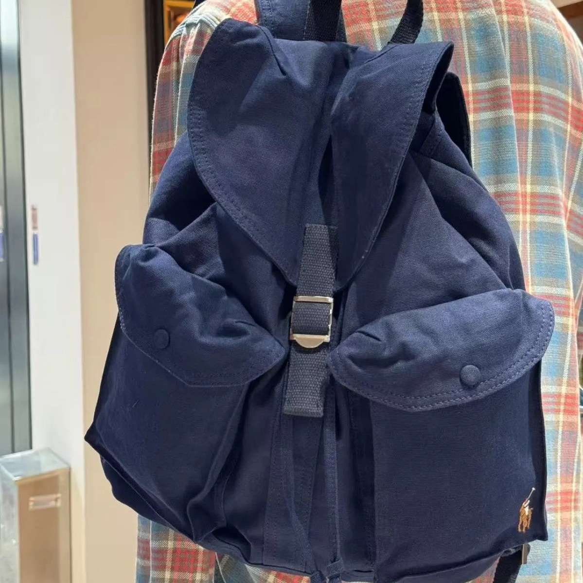 Mochila de lona de alta calidad RLRaf para hombres y mujeres, mochila de gran capacidad, mochila de vaqueros de viaje.