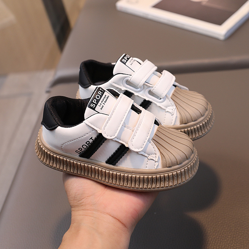 Chaussures de sport décontractées pour garçons et filles, chaussures pour enfants à tête de coquille, chaussures pour bébés, nouvelle collection automne 2023_voghion.com