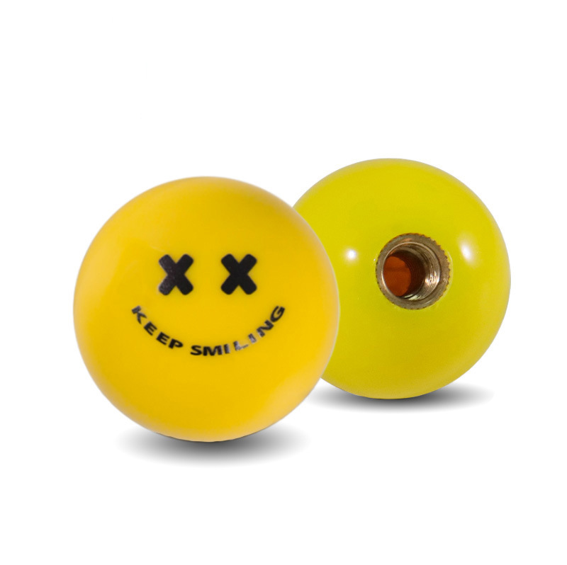 Car Modification Acrylic Smiley Face Gear Shift Knob Personalized Gear Handle Universal Accessory Joystick