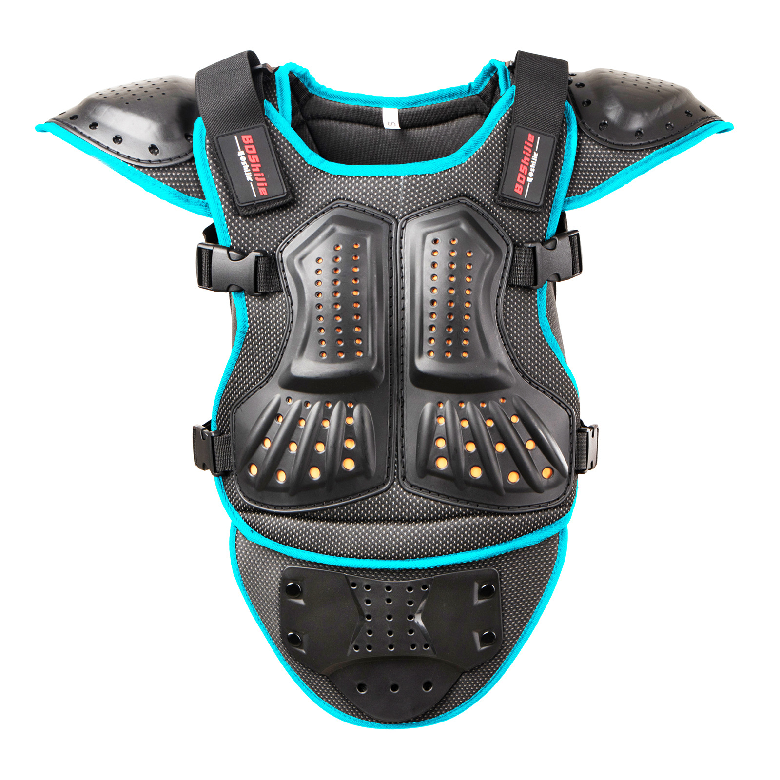 chaqueta de armadura para motocicleta para niños para montar patinaje rodilla anti-caída espalda cintura equilibración dispositivo de protección deportiva