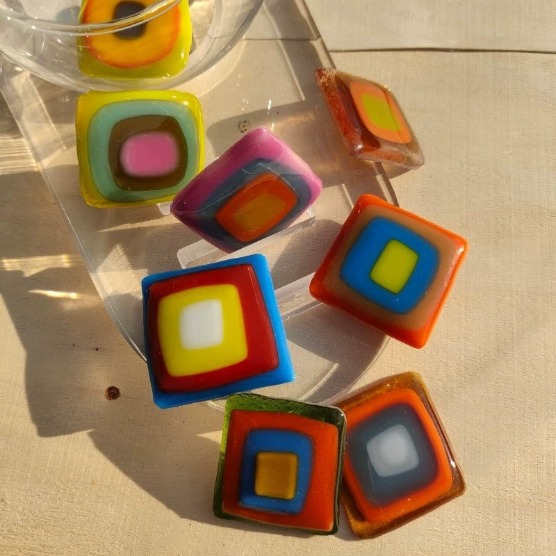 Разнообразие небольших размеров COE90 термоплавкое стекло мульти размер DIY стекло для обучения