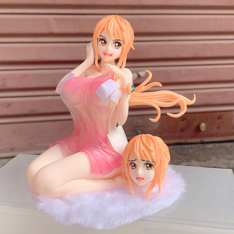 Anime Pirates Beautiful Girl Bb Series Bath Towel Nami Double-Headed Carving Figure Wholesale Dropshipping