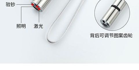 Multifunctional Mini USB Rechargeable Flashlight Laser Pointer Purple Light Money Detector Uv Money Detector Pen