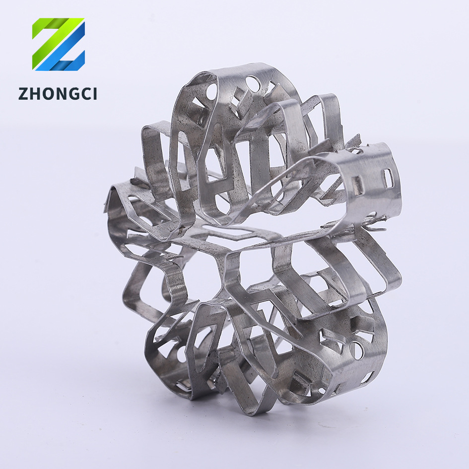 中瓷厂家直供不锈钢蝴蝶环 金属填料化工 金属散堆蝴蝶环填料