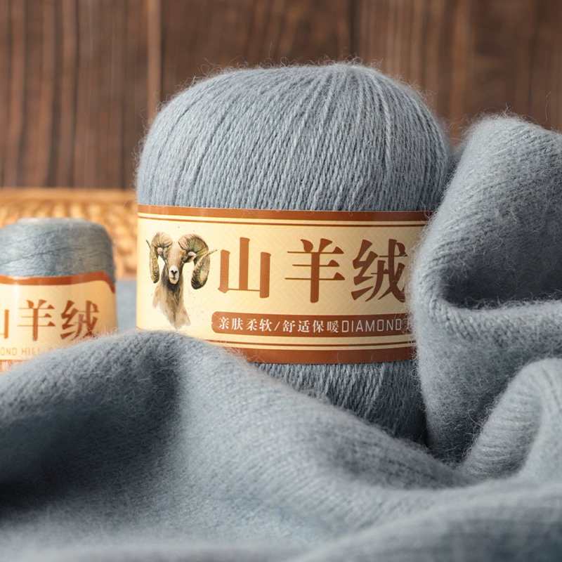 Кашемировая шерстяная нить подлинная ручная шерстяная пряжа diy чистый кашемировая шерстяная нить 6 6 6 шерстяная шерстяная линия фабрики оптом
