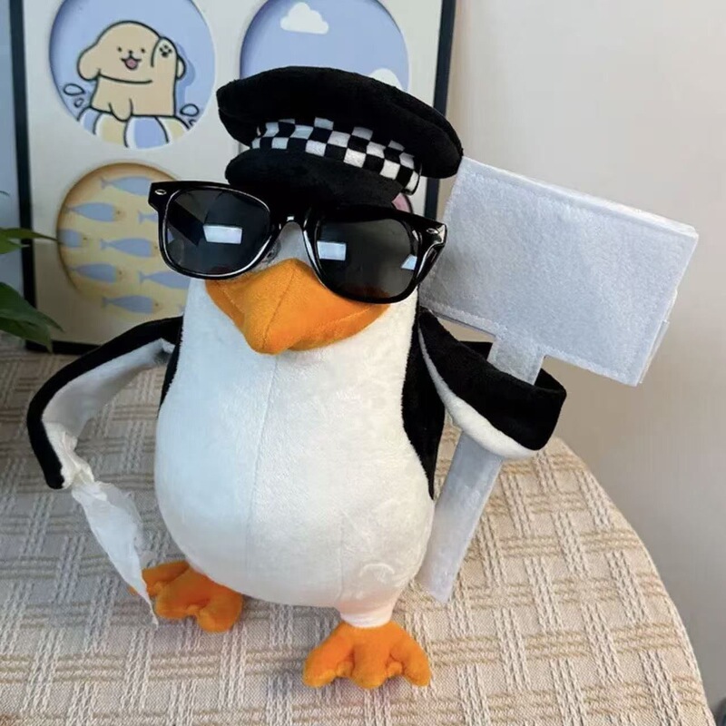 Tasting of Elegant People, Penguin Dolls, Abstract Expression Packs, Cute and Funny Plush Dolls, Birthday Gifts for Girls