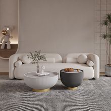 北欧现代布艺沙发轻奢小户型客厅网红公寓新款羊羔绒沙发组合套装