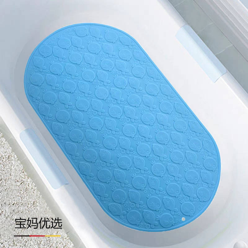 Baby Baby Bath Silicone Floor Mat Odorless Bathtub Anti-Slip Mat Children's Bathroom Toilet Shower Mat