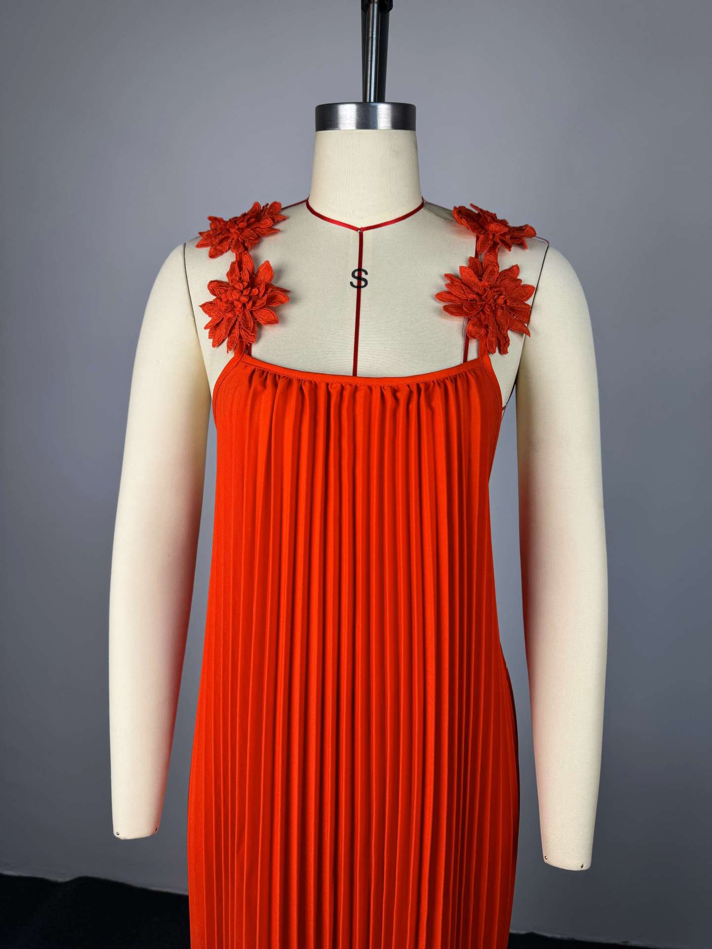 Sweetheart Neckline Backless Maxi Dress – Flowy Ruffled Sundress With Smocked Bust For Beach Vacations & Date Nights (Orange Red, S-Xxl)_ecoleips.com