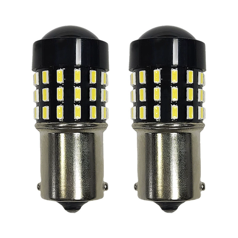 Трансграничные светодиодные фары 1156 3014-54 стоп-фонарь t20 автомобильный рулевой свет задний фонарь линза задний свет тормоза