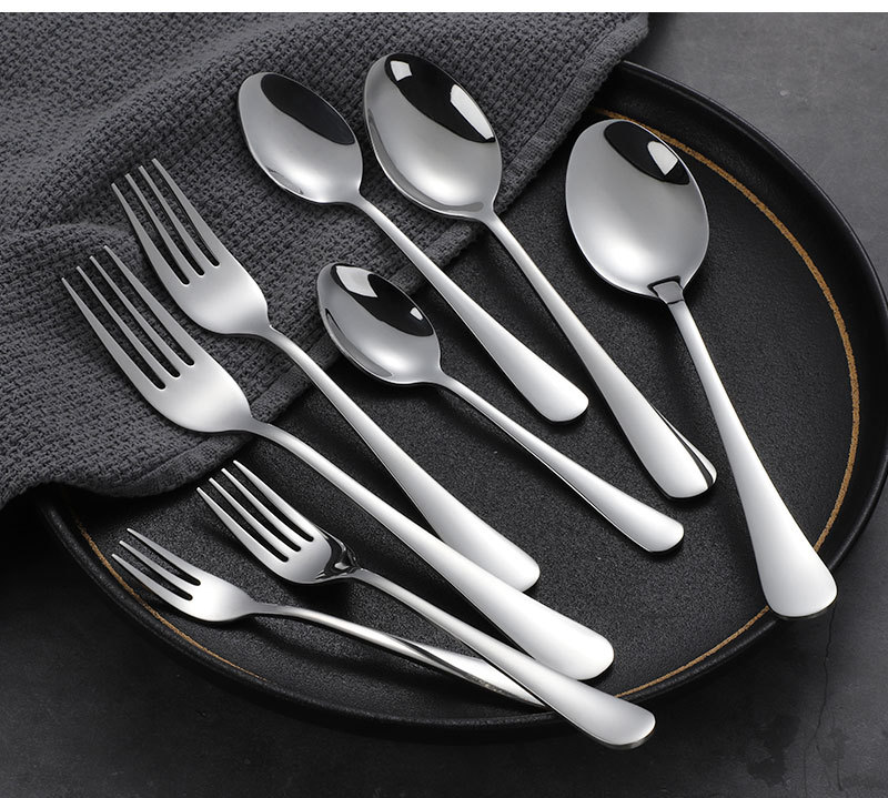 304 stainless steel pointed spoon, household soup spoon, adult porridge spoon, hotel and restaurant Western tableware, stirring dessert and coffee spoon 56 pic 14