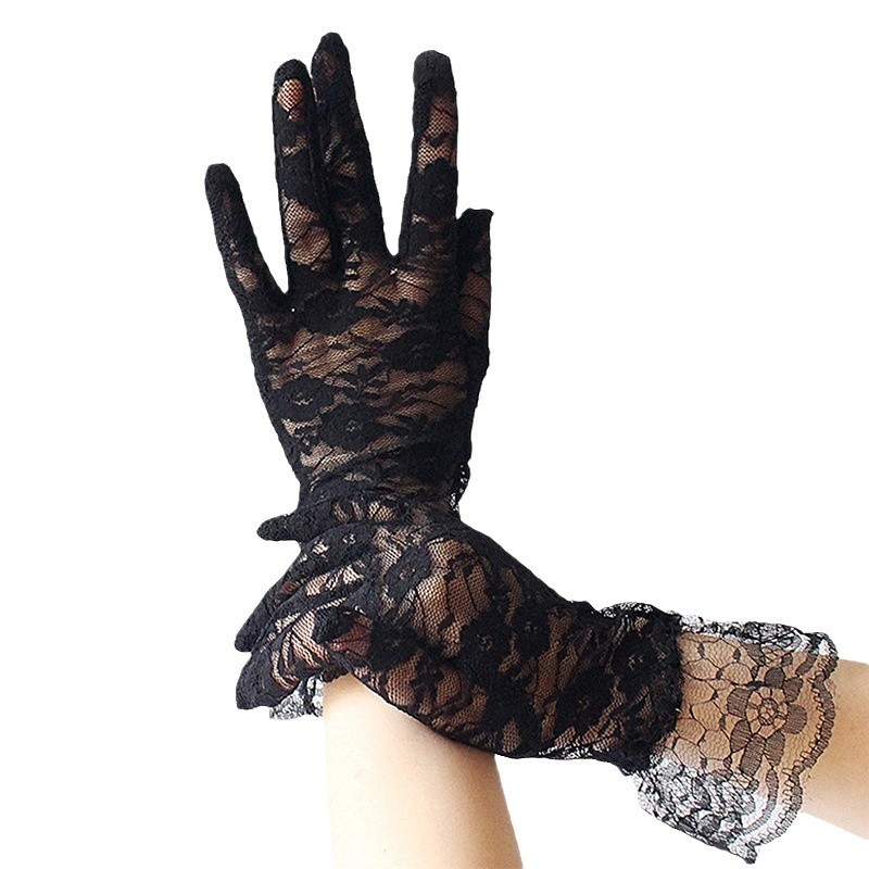 Xiyin para guantes cortos de encaje guantes de etiqueta de baile guantes de bodas guantes de vestido de noche al por mayor