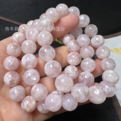 ピンクの祖母の結晶のブレスレットのファッションOLのピンクの祖母の水晶の丸い珠の手の串insの赤い本のクロスボーダーの生放送の供給源
