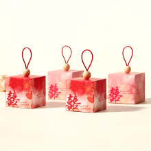 喜糖盒新款订婚结婚糖盒高档婚礼伴手礼盒喜糖袋子礼盒空盒包装盒